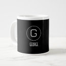 Recherche de initiales personnalisables tasses Personnalisation