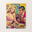 Recherche de les années 50 puzzles Vintage