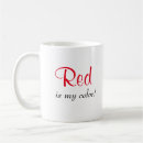 Recherche de color tasses Rouge