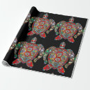 Recherche de tortue papier cadeau Fleurs