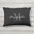 Recherche de monogramme e coussins Élégant