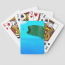 Recherche de grands poissons jeux de cartes Bleu