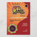 Recherche de les années 60 invitations Fête d'anniversaire