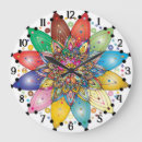 Recherche de mandala coloré horloges Arc en ciel