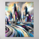 Recherche de dessin de paysage urbain art Abstrait