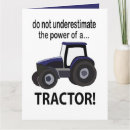 Recherche de tracteur vintage vœux cartes Agriculteur