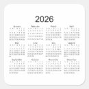 Recherche de calendriers autocollants Minimaliste
