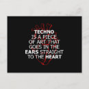 Recherche de techno cartes postales Musique