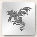 Recherche de dragon dessous de verres Medial