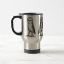 Recherche de hibou noir et blanc tasses Nature