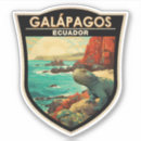 Recherche de galapagos autocollants Les îles galapagos