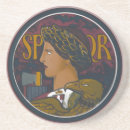 Recherche de emblème dessous de verres Rétro