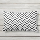 Recherche de zigzag noir et blanc coussins Simple