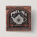 Recherche de thé badges Pot de thé