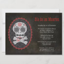 Recherche de mort 16x22 invitations Crâne à sucre
