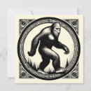 Recherche de folklore vœux cartes Sasquatch