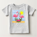 Recherche de flamant rose bébé tshirts Tropical