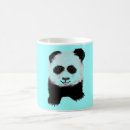 Recherche de panda blanc noir tasses Porcelaine