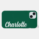 Recherche de vert foncé iphone coques Nom