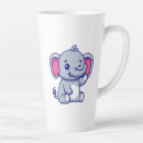 Recherche de éléphant mignon tasses Illustration