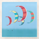 Recherche de cerf volant dessous de verres Mer