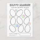 Recherche de oeuf décoré cartes postales Pour enfants