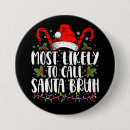 Recherche de père noël drôle badges Xmas
