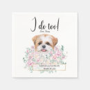 Recherche de shih tzu serviettes Aquarelle