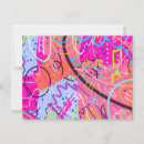 Recherche de joie cartes postales Abstrait