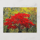 Recherche de arbre jaune cartes postales Peinture