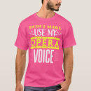Recherche de voix soprano tshirts Théâtre musical
