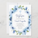 Recherche de élégant bébé garçon baptême invitations Bleu