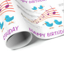 Recherche de note de musique papier cadeau Chant