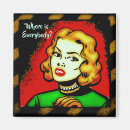 Recherche de monde magnets Vintage