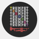 Recherche de trumpeter autocollants Instrument