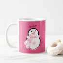Recherche de pingouins noël tasses Rose