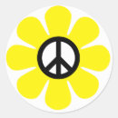 Recherche de paix autocollants Marguerite