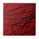 Recherche de noir rouge carreaux Abstrait