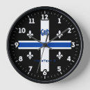 Recherche de fleur de lys horloges Noir