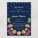 Recherche de animaux mer invitations Illustration