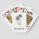 Recherche de palmier tropical jeux de cartes Élégant