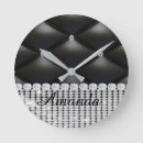 Recherche de noir argent horloges Chic