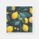 Recherche de motif citrons serviettes Agrumes