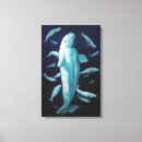 Recherche de baleines de beluga art Béluga