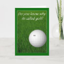 Recherche de humour golf vœux cartes sports