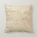 Recherche de carte postale coussins Manuscrit