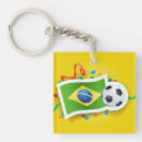 Recherche de football brésil porteclés Drapeau
