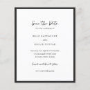 Recherche de minimalist wedding save the dates Minimaliste