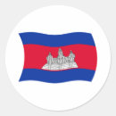 Recherche de le cambodge autocollants Drapeau