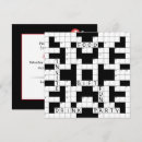 Recherche de mot croisé invitations Invités